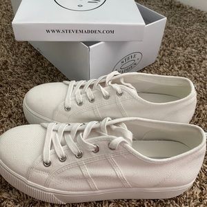 Steve Madden Emmi White Sneakers